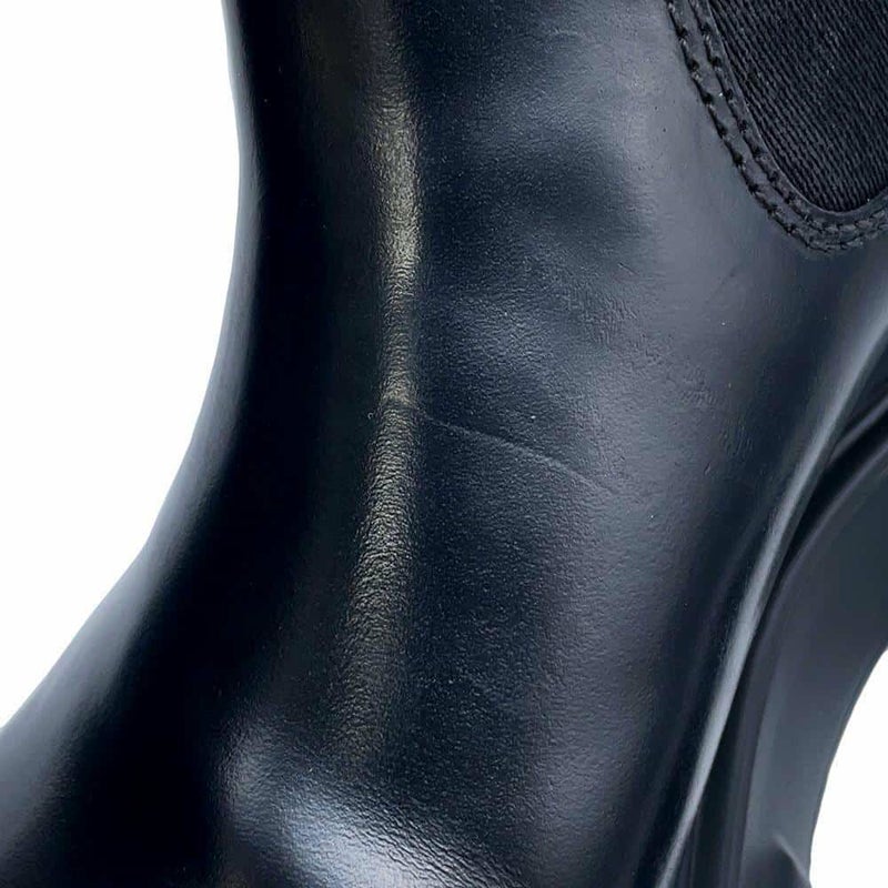 プラダ ブーツ モノリス チェルシー レディースサイズ37 2/1 1T256N PRADA 靴 黒