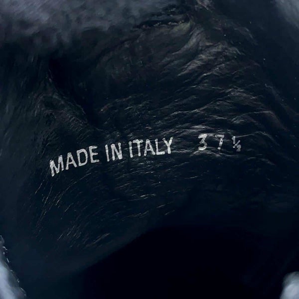 プラダ ブーツ モノリス チェルシー レディースサイズ37 2/1 1T256N PRADA 靴 黒