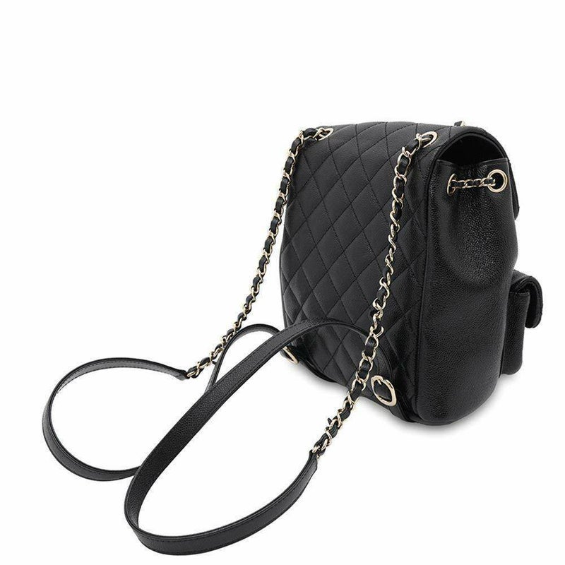 シャネル リュック マトラッセ ココマーク スモール キャビアスキン AS3787 CHANEL バックパック 黒