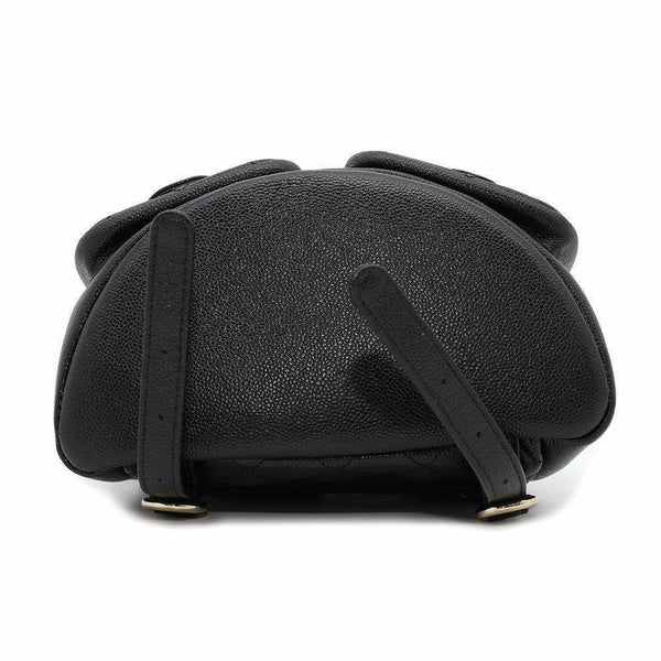 シャネル リュック マトラッセ ココマーク スモール キャビアスキン AS3787 CHANEL バックパック 黒