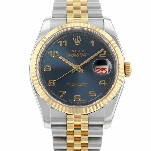 ロレックス デイトジャスト 116233 ROLEX 腕時計 ブルー文字盤