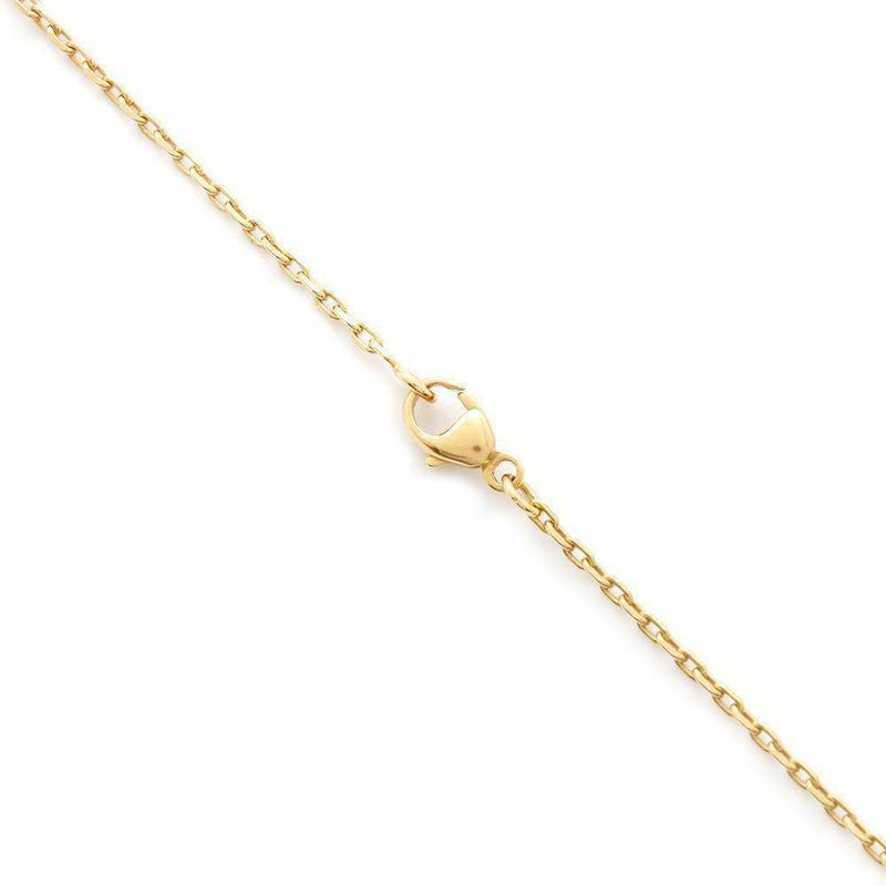 エルメス ネックレス ミニ・ポップアッシュ ブラック/ゴールド金具 HERMES アクセサリー 黒