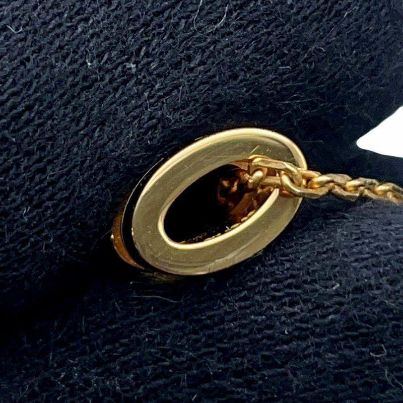 エルメス ネックレス ミニ・ポップアッシュ ブラック/ゴールド金具 HERMES アクセサリー 黒