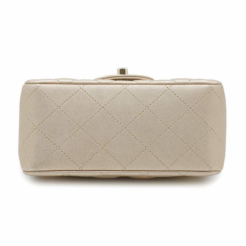 シャネル チェーンショルダーバッグ マトラッセ ココマーク ラムスキン ミニマトラッセ A35200 CHANEL ミニマト シングルチェーン