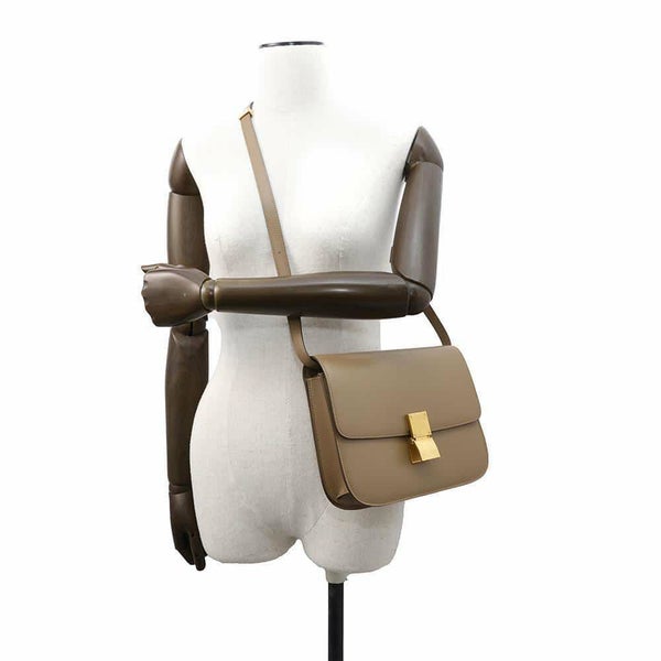 セリーヌ ショルダーバッグ クラシック ボックス ミディアム ボックスカーフレザー 164173 CELINE
