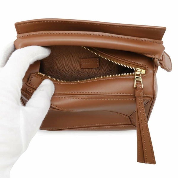 ロエベ ハンドバッグ パズルバッグ ミニ レザー A510U95X58 LOEWE 2way