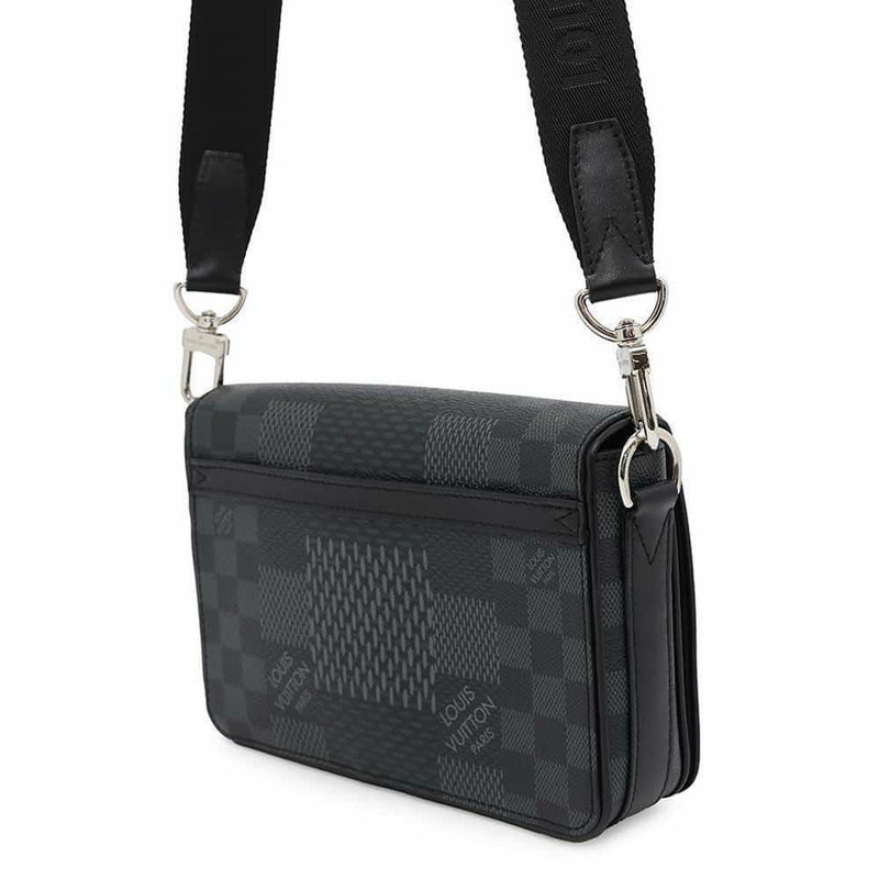 ルイヴィトン ショルダーバッグ ダミエ・グラフィット3D ステュディオ・メッセンジャー N50013 黒 ブラック