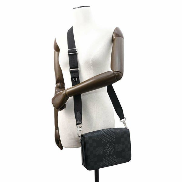 ルイヴィトン ショルダーバッグ ダミエ・グラフィット3D ステュディオ・メッセンジャー N50013 黒 ブラック