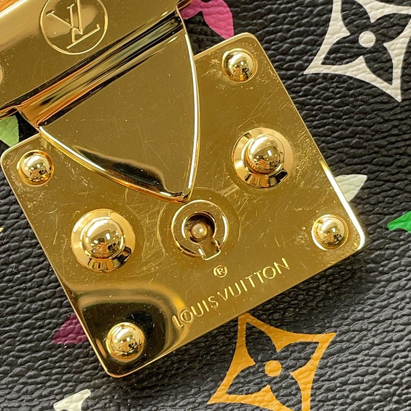 ルイヴィトン ハンドバッグ モノグラム・マルチカラー スピーディ 30 M92642 LOUIS VUITTON ヴィトン バッグ 黒 ブラック