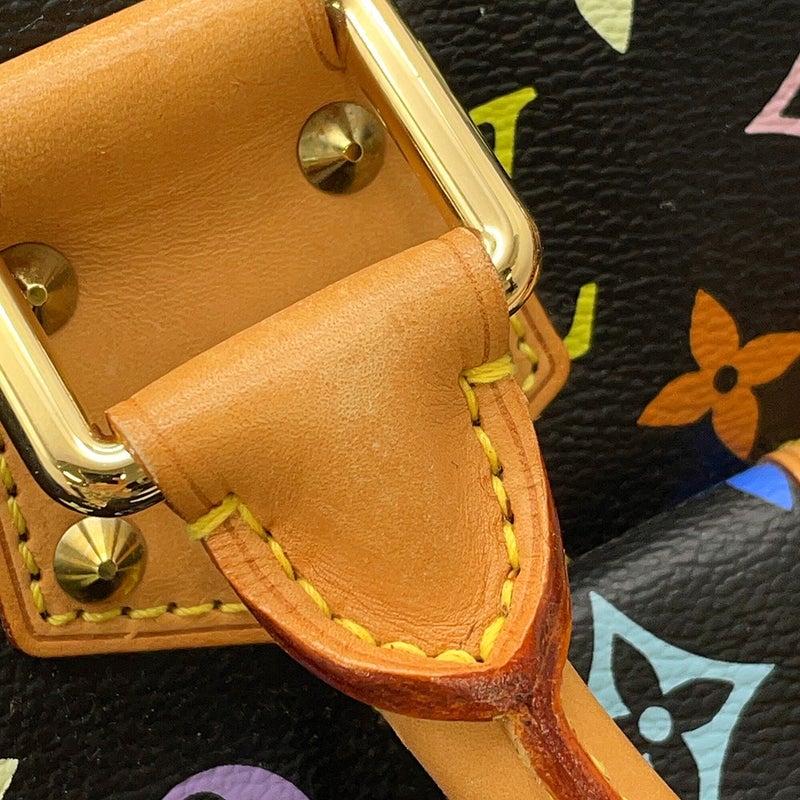 ルイヴィトン ハンドバッグ モノグラム・マルチカラー スピーディ 30 M92642 LOUIS VUITTON ヴィトン バッグ 黒 ブラック