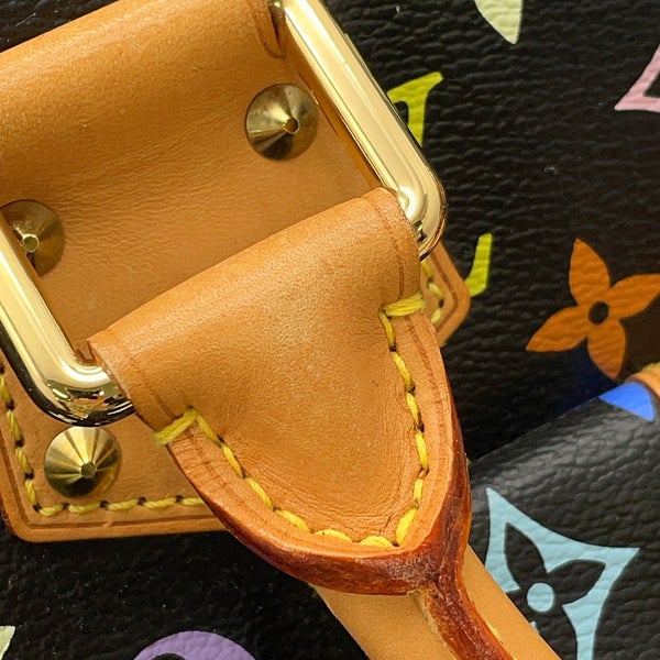 ルイヴィトン ハンドバッグ モノグラム・マルチカラー スピーディ 30 M92642 LOUIS VUITTON ヴィトン バッグ 黒 ブラック