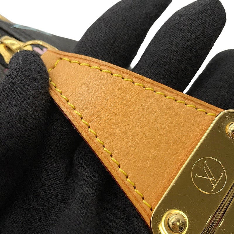 ルイヴィトン ハンドバッグ モノグラム・マルチカラー スピーディ 30 M92642 LOUIS VUITTON ヴィトン バッグ 黒 ブラック