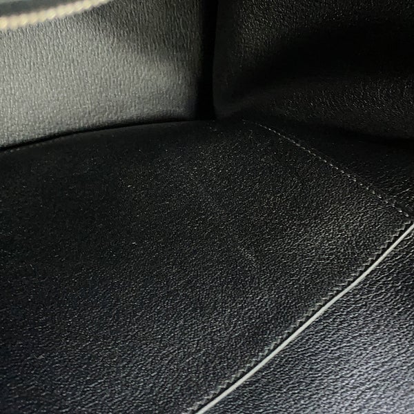 エルメス バーキン40 ブラック/シルバー金具 トゴ X刻印 HERMES Birkin ハンドバッグ 黒