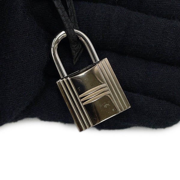 エルメス バーキン40 ブラック/シルバー金具 トゴ X刻印 HERMES Birkin ハンドバッグ 黒