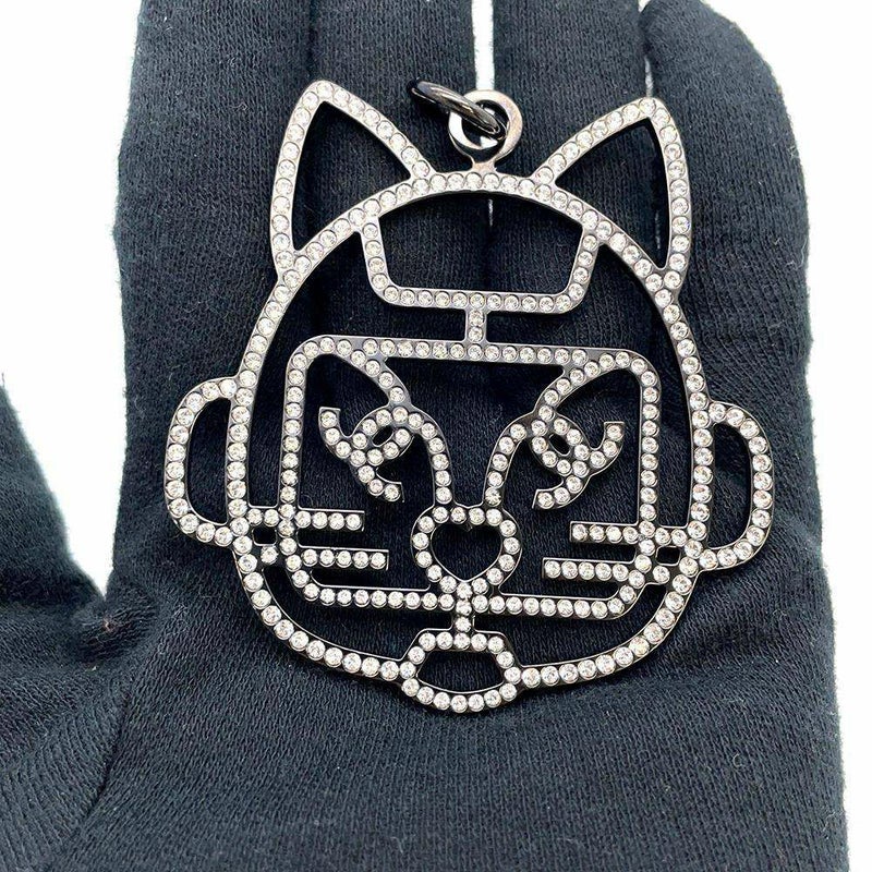 シャネル ネックレス ロボットキャット ココマーク ラインストーン B17S CHANEL アクセサリー