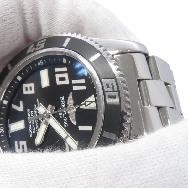 ブライトリング スーパーオーシャン42 A17364 BREITLING 腕時計 黒文字盤