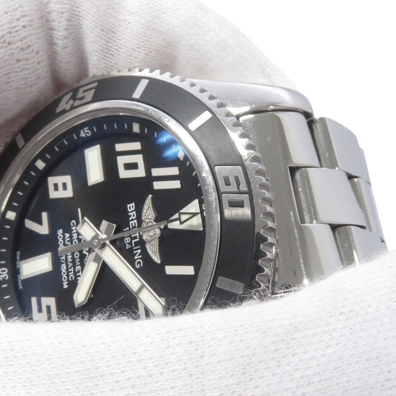ブライトリング スーパーオーシャン42 A17364 BREITLING 腕時計 黒文字盤