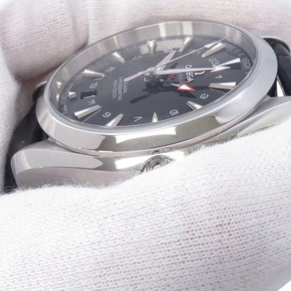 オメガ シーマスター アクアテラ 150M コーアクシャル GMT 231.10.43.22.01.001 OMEGA 腕時計 黒文字盤