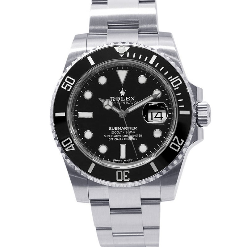 ロレックス サブマリーナ デイト ランダムシリアル ルーレット 116610LN ROLEX 腕時計 ウォッチ　黒文字盤
