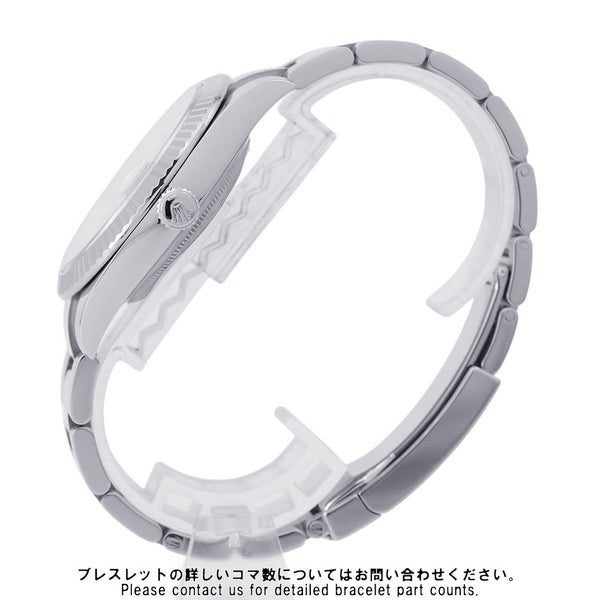 ロレックス デイトジャスト41 SS/K18WG ランダムシリアル ルーレット 126334 ROLEX 腕時計 シルバー文字盤