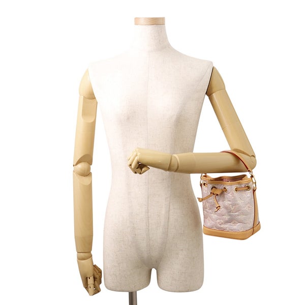 ルイヴィトン ハンドバッグ モノグラム・ラミネーテッド ジャカード ナノ・ノエ M82427 LOUIS VUITTON 2way セール品