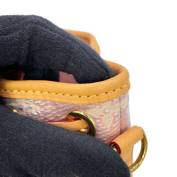 ルイヴィトン ハンドバッグ モノグラム・ラミネーテッド ジャカード ナノ・ノエ M82427 LOUIS VUITTON 2way セール品