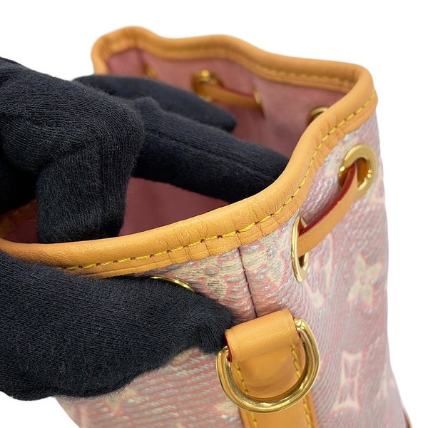 ルイヴィトン ハンドバッグ モノグラム・ラミネーテッド ジャカード ナノ・ノエ M82427 LOUIS VUITTON 2way セール品