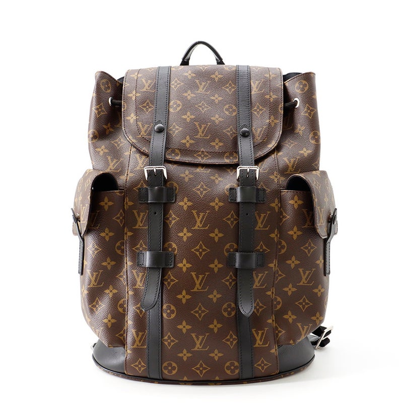 ルイヴィトン リュック モノグラム・マカサー クリストファーMM M43735 LOUIS VUITTON バックパック バッグ