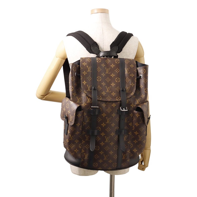 ルイヴィトン リュック モノグラム・マカサー クリストファーMM M43735 LOUIS VUITTON バックパック バッグ