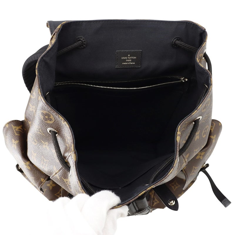 ルイヴィトン リュック モノグラム・マカサー クリストファーMM M43735 LOUIS VUITTON バックパック バッグ