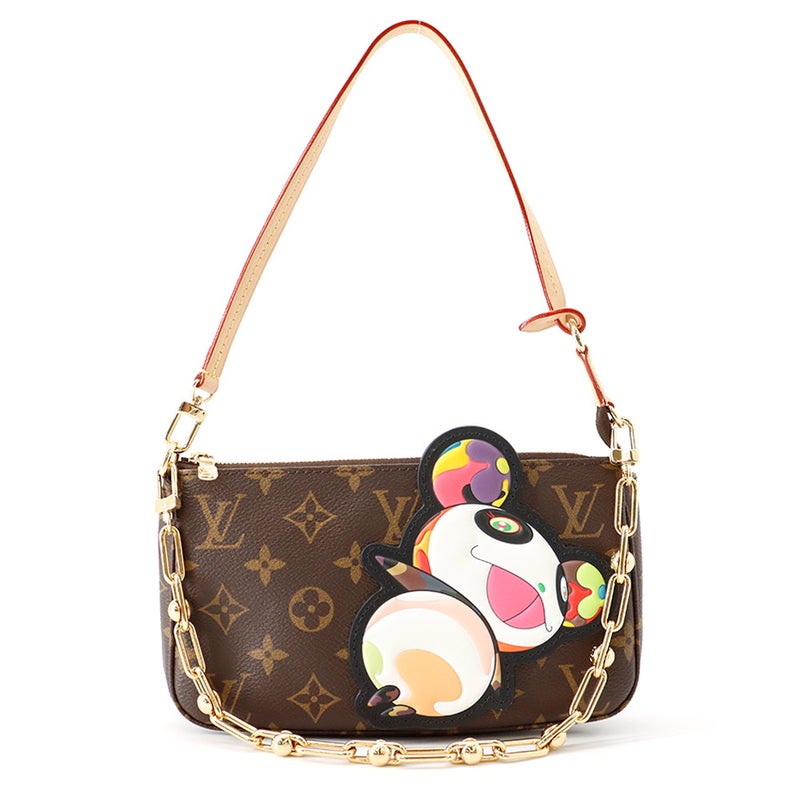 ルイ・ヴィトン ポーチ モノグラム・パンダ LV × TM ポシェット・アクセソワール M13440 LOUIS VUITTON 村上隆