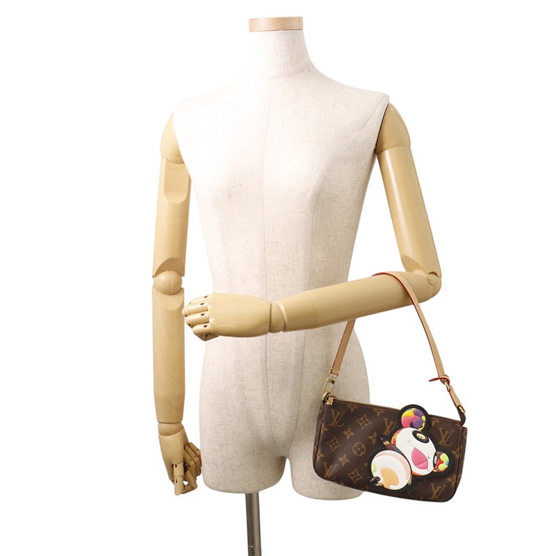 ルイ・ヴィトン ポーチ モノグラム・パンダ LV × TM ポシェット・アクセソワール M13440 LOUIS VUITTON 村上隆