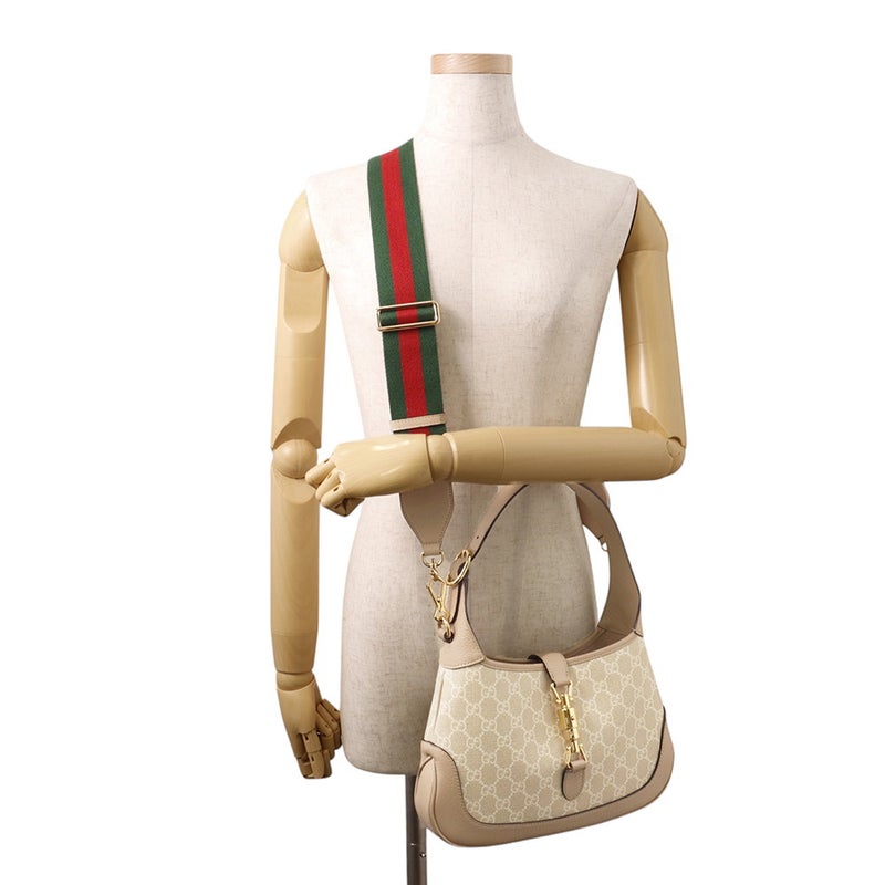 グッチ ハンドバッグ ジャッキー1961 GGスプリーム PVC/レザー 678843 GUCCI 3wayショルダー