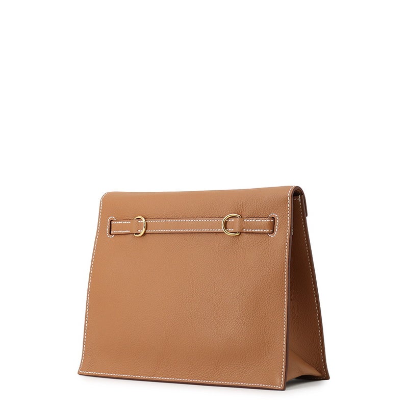 エルメス ショルダーバッグ ケリーダンス2 ゴールド/ゴールド金具 エバーカラー K刻印 HERMES クラッチ