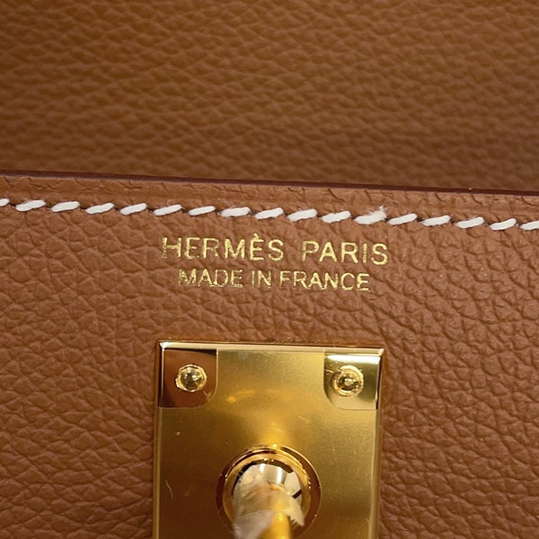エルメス ショルダーバッグ ケリーダンス2 ゴールド/ゴールド金具 エバーカラー K刻印 HERMES クラッチ