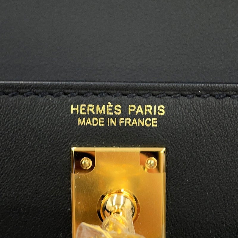 エルメス ショルダーバッグ ケリーダンス2 ブラック/ゴールド金具 スイフト G刻印 HERMES クラッチバッグ 黒