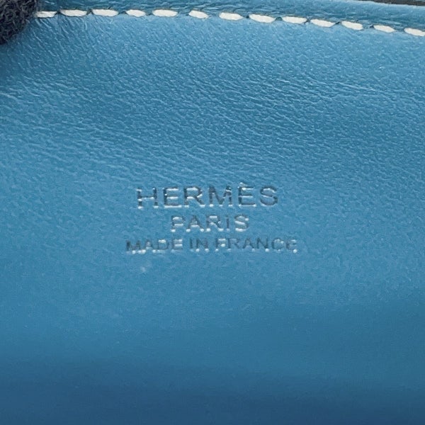 エルメス ボリード1923 ミニ ニューブルージーン/シルバー金具 シェブルミゾル K刻印 HERMES ２way