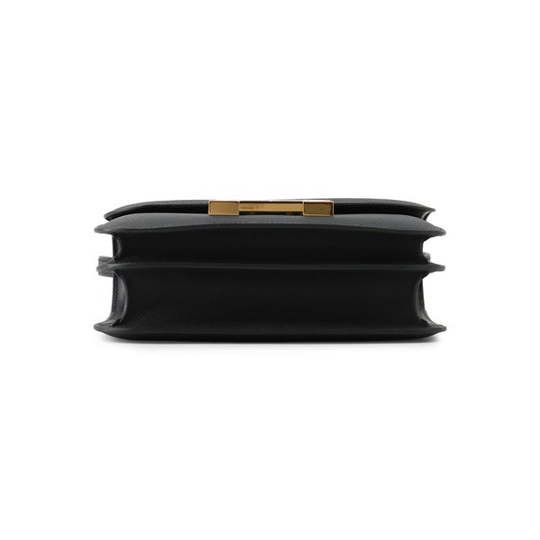 エルメス ショルダーバッグ ミニ コンスタンス3 ミロワール ブラック/ゴールド金具 エプソン G刻印 HERMES Constance