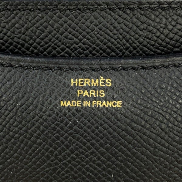 エルメス ショルダーバッグ ミニ コンスタンス3 ミロワール ブラック/ゴールド金具 エプソン G刻印 HERMES Constance