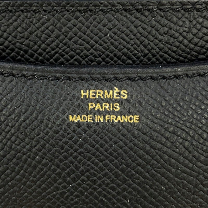 エルメス ショルダーバッグ ミニ コンスタンス3 ミロワール ブラック/ゴールド金具 エプソン G刻印 HERMES Constance