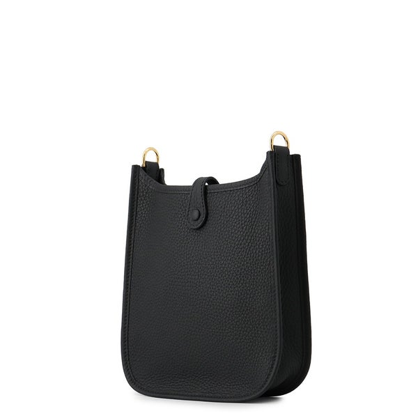 エルメス ショルダーバッグ エブリンTPM 85cm アマゾン ブラック/ゴールド金具 トリヨンクレマンス K刻印 HERMES 黒