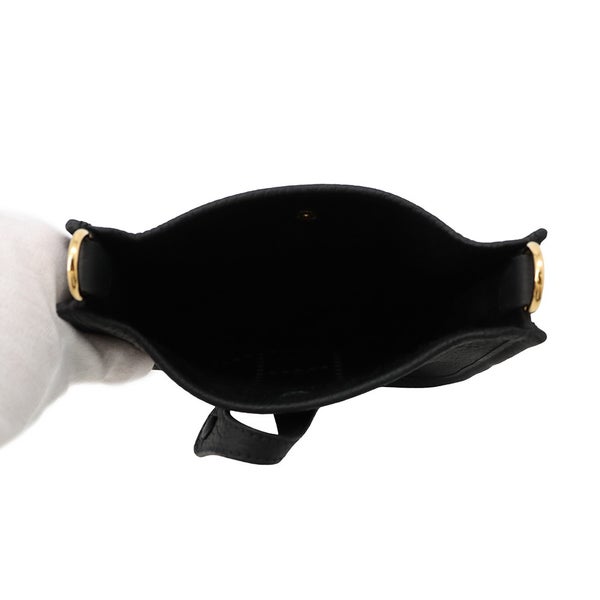 エルメス ショルダーバッグ エブリンTPM 85cm アマゾン ブラック/ゴールド金具 トリヨンクレマンス K刻印 HERMES 黒