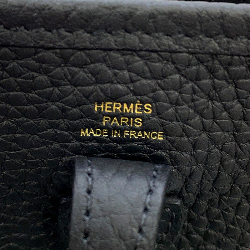エルメス ショルダーバッグ エブリンTPM 85cm アマゾン ブラック/ゴールド金具 トリヨンクレマンス K刻印 HERMES 黒