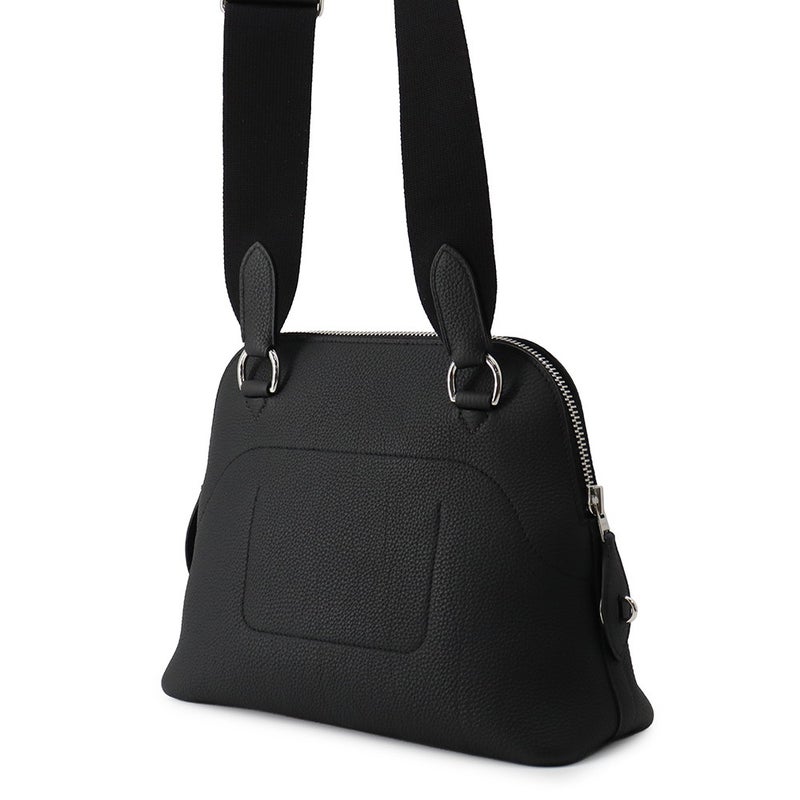 エルメス ショルダーバッグ ボリ－ド メッセンジャー ブラック/シルバー金具 トゴ G刻印 HERMES 黒