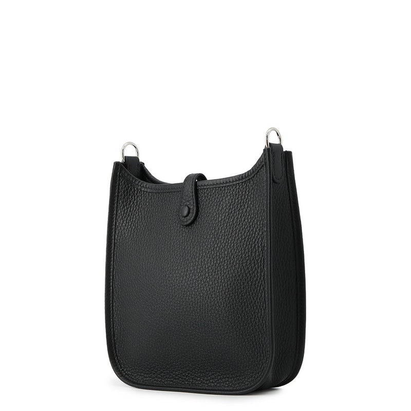 エルメス ショルダーバッグ エブリンTPM 111cm アマゾン ブラック/シルバー金具 トリヨンクレマンス G刻印 HERMES 黒