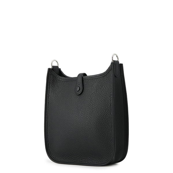 エルメス ショルダーバッグ エブリンTPM 111cm アマゾン ブラック/シルバー金具 トリヨンクレマンス G刻印 HERMES 黒