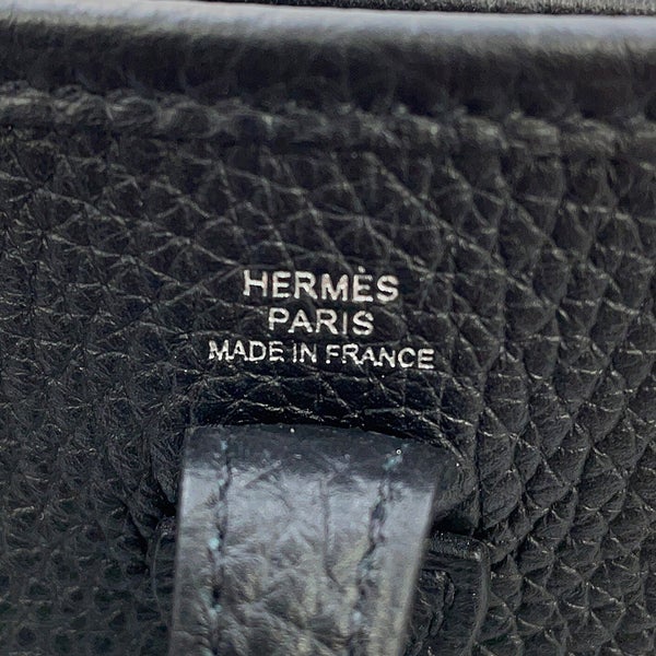 エルメス ショルダーバッグ エブリンTPM 111cm アマゾン ブラック/シルバー金具 トリヨンクレマンス G刻印 HERMES 黒