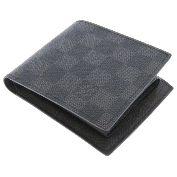 ルイヴィトン 財布 ダミエグラフィット ポルトフォイユ・マルコ NM N63336 LOUIS VUITTON メンズ 黒 二つ折り財布