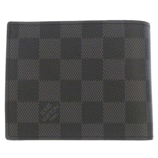 ルイヴィトン 財布 ダミエグラフィット ポルトフォイユ・マルコ NM N63336 LOUIS VUITTON メンズ 黒 二つ折り財布