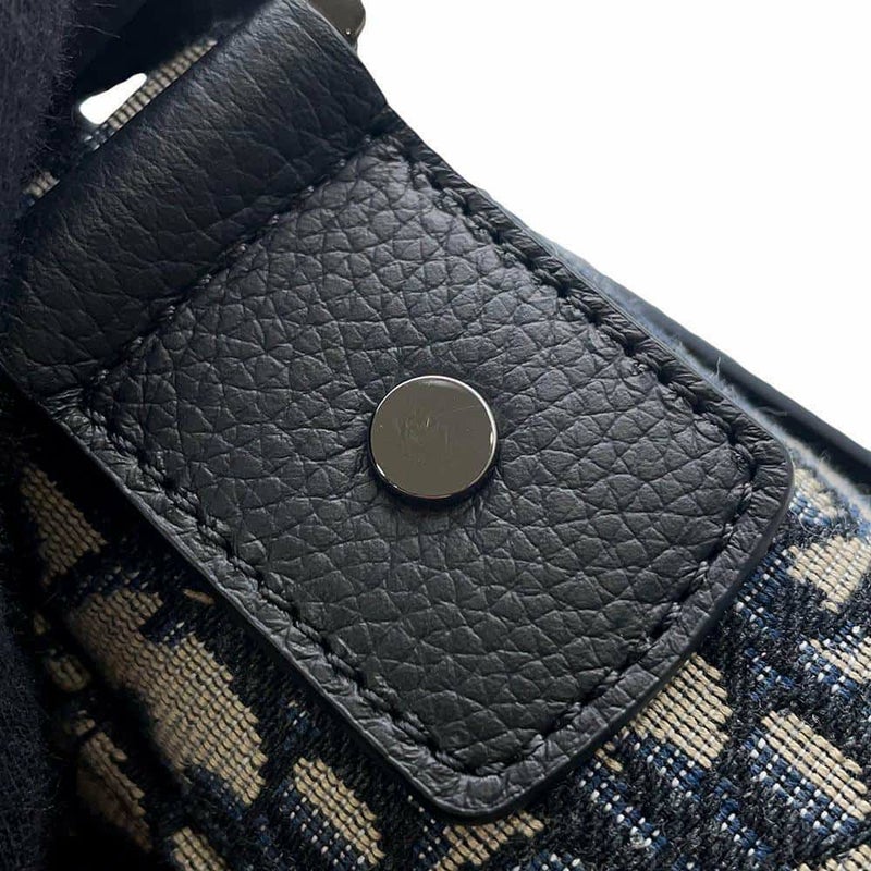 クリスチャン・ディオール ショルダーバッグ サドル オブリーク 1ADME162YKS Christian Dior トロッター 黒